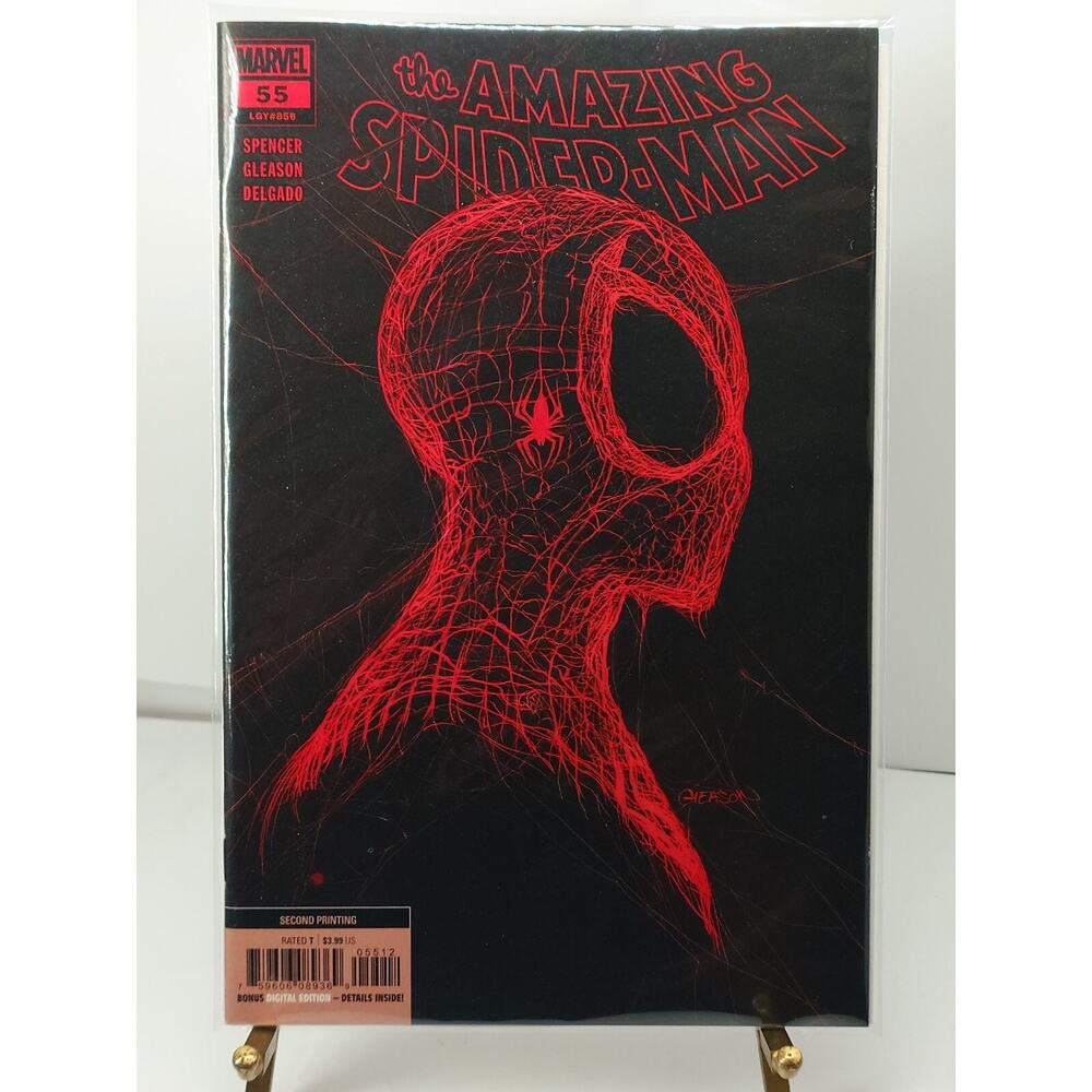 AMAZING SPIDER-MAN #55 2ND PRINT Gleason webhead variant NM